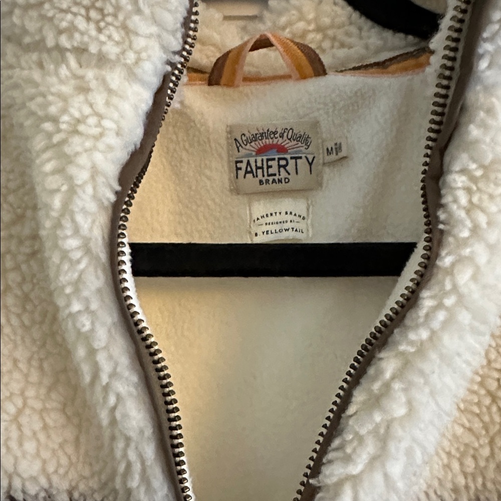 Faherty Yellowtail Sherpa quarter zip - Picture 4 of 7